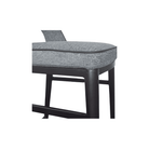 Verna Enzimi Dark Grey and Dark Bronze Bar Stool by Tommy Franks