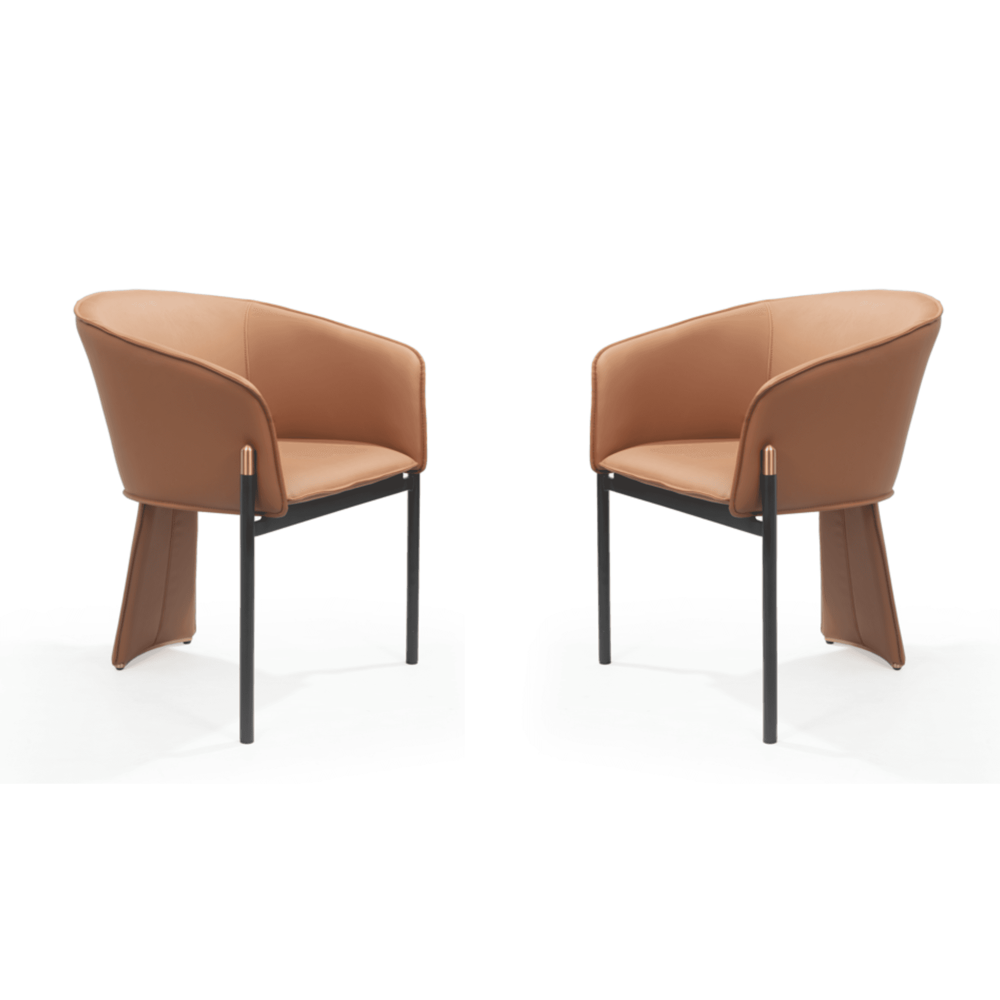 Felipo Colonial Tan Set of 2 Dining Chairs by Tommy Franks