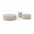 Ciladro Medium Faux Travertine Coffee Table by Tommy Franks