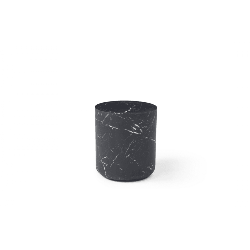 Ciladro Faux Black Marble Side Table by Tommy Franks