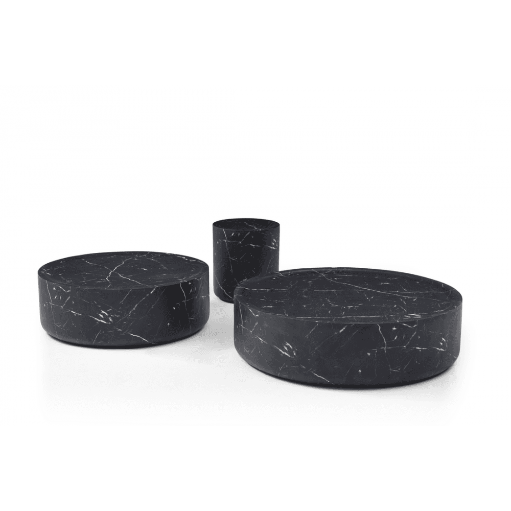 Ciladro Faux Black Marble Coffee Table by Tommy Franks