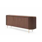 Lantine Buffet Walnut & Brass by Tommy Franks