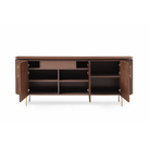 Lantine Buffet Walnut & Brass by Tommy Franks