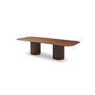Lantine Walnut & Brass Dining Table 240cm by Tommy Franks