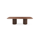Lantine Walnut & Brass Dining Table 240cm by Tommy Franks