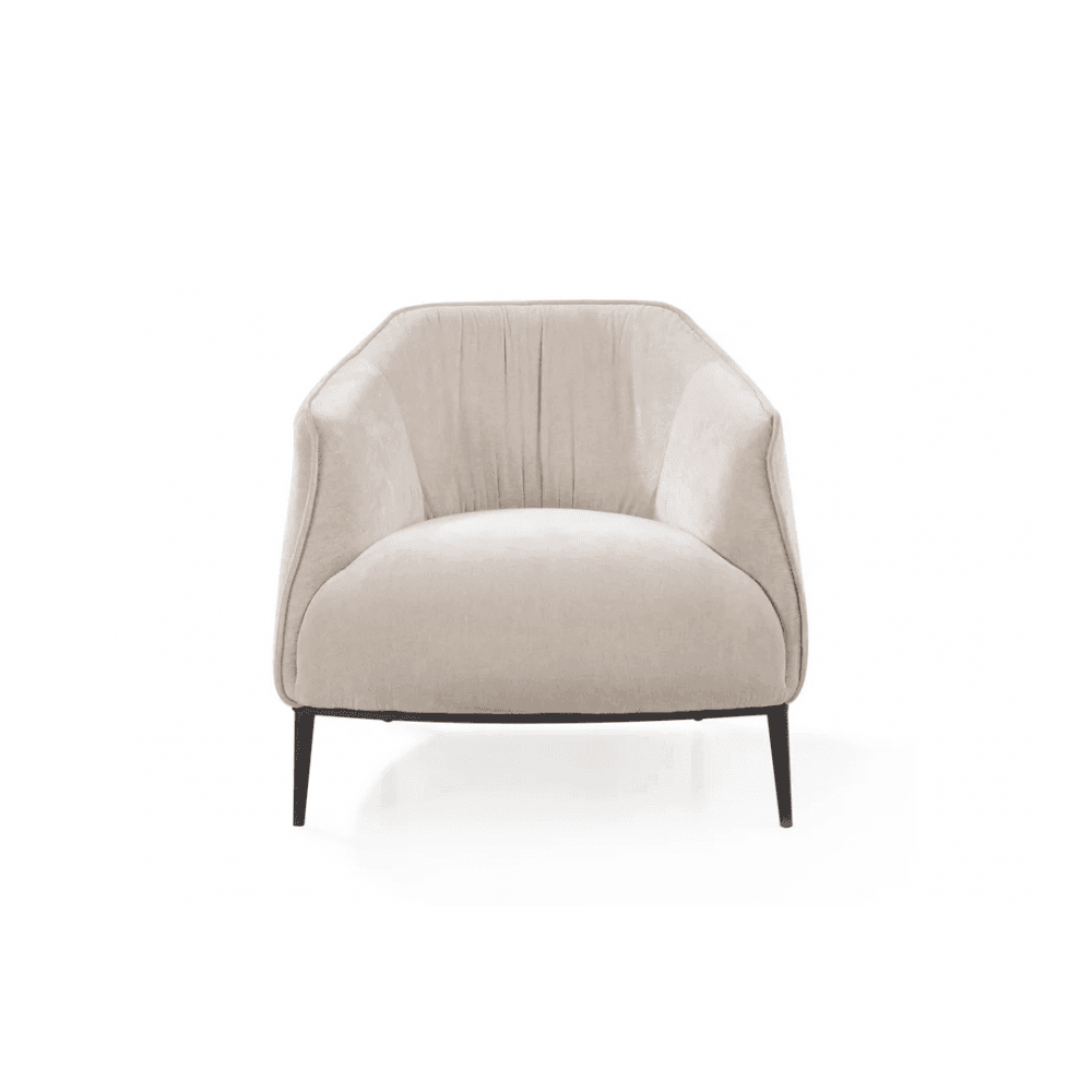 Tyrone Beige Lounge Chair by Tommy Franks