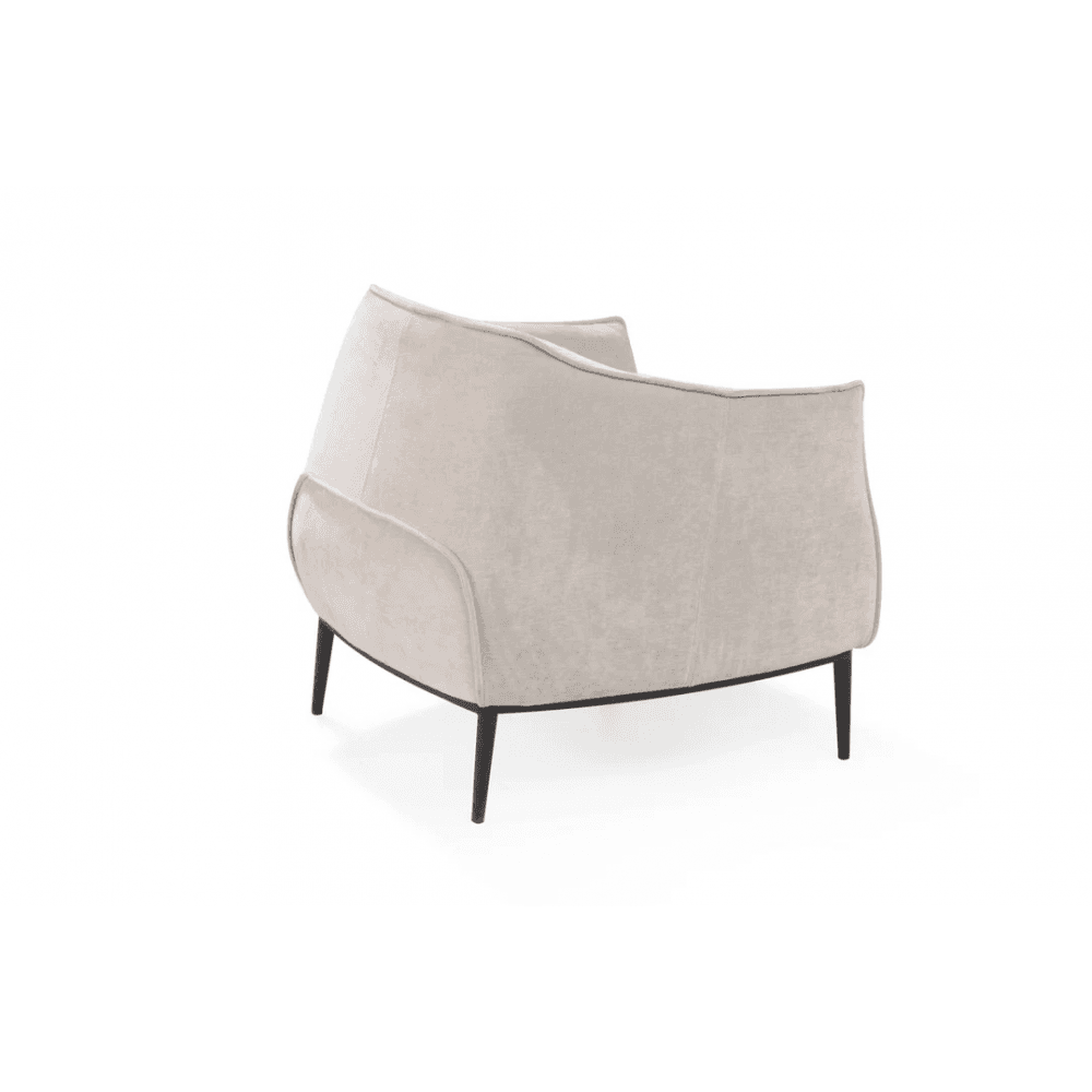 Tyrone Beige Lounge Chair by Tommy Franks