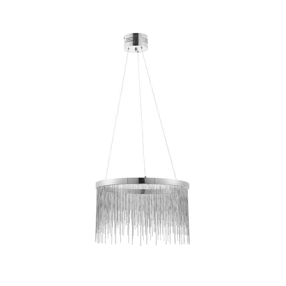 Zelma Polished Chrome LED Chain Pendant Light – Cp Lighting