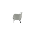 Berg Enzimi Cream Fabric Lounge Chair by Tommy Franks