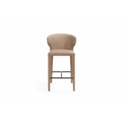 Vela Vintage Eco Pelle Cognac Counter Bar Stool by Tommy Franks