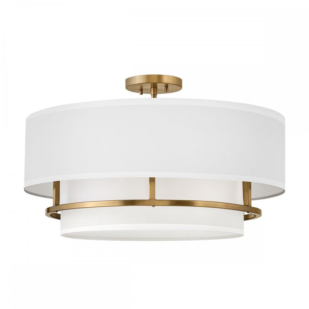 Graham 4 Light Semi Flush Light Lacquered Brass – Cp Lighting & Interiors