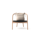 Ikigae Solid Oak Lounge Chair by Tommy Franks