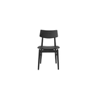 Mono Matte Black Solid Oak Dining Chair by Tommy Franks