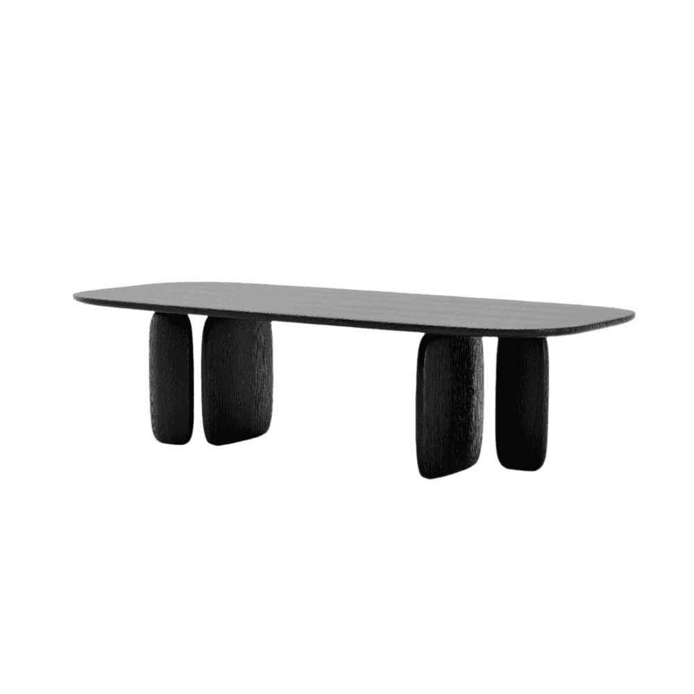 Underline Black Oak Dining Table by Tommy Franks