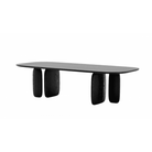 Underline Black Oak Dining Table by Tommy Franks