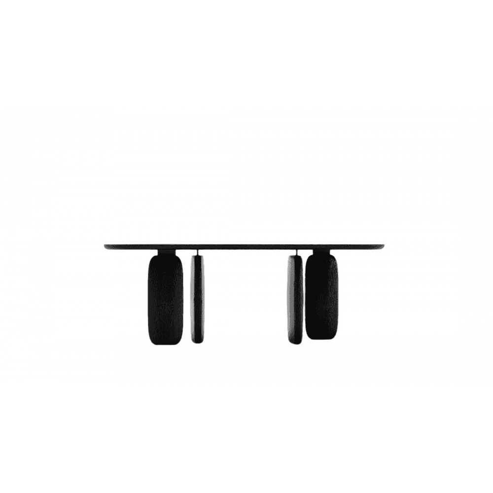 Underline Black Oak Dining Table by Tommy Franks