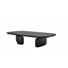 Underline Coffee Table Black Oak Oval by Tommy Franks