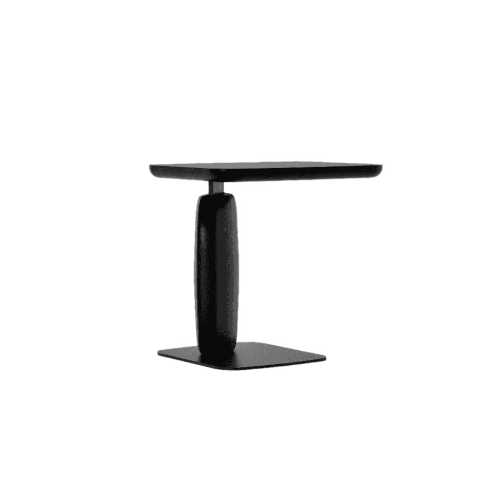 Underline Black Oak Side Table by Tommy Franks