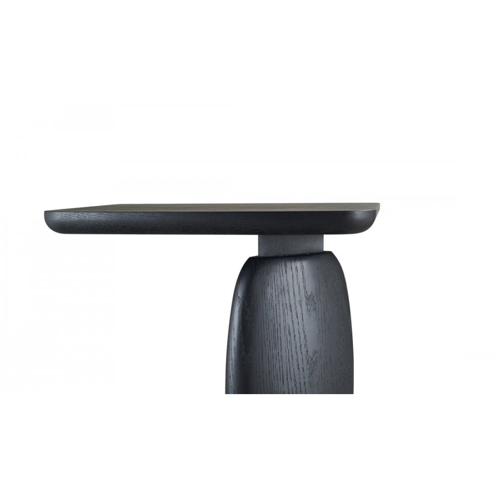 Underline Black Oak Side Table by Tommy Franks