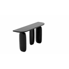 Underline Black Oak Console Table by Tommy Franks