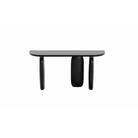 Underline Black Oak Console Table by Tommy Franks