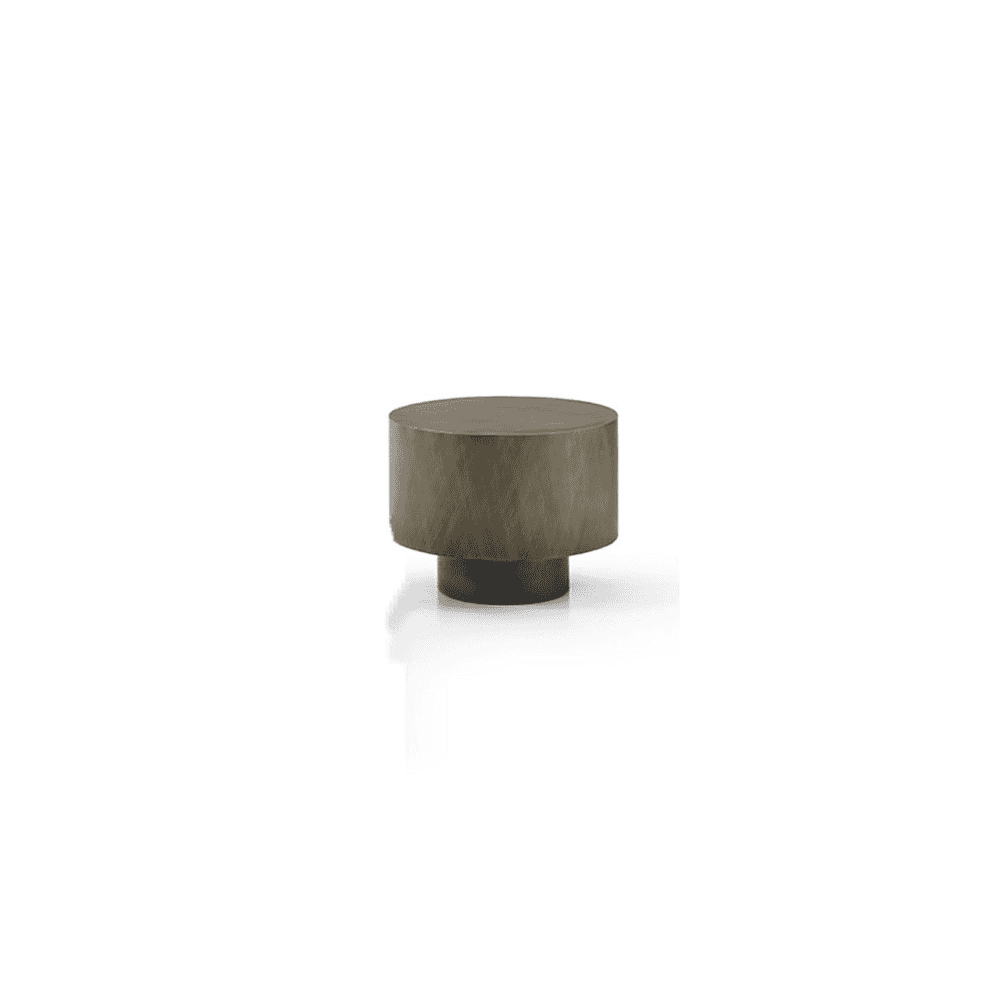 Adair Brushed Bronze Side Table by Tommy Franks