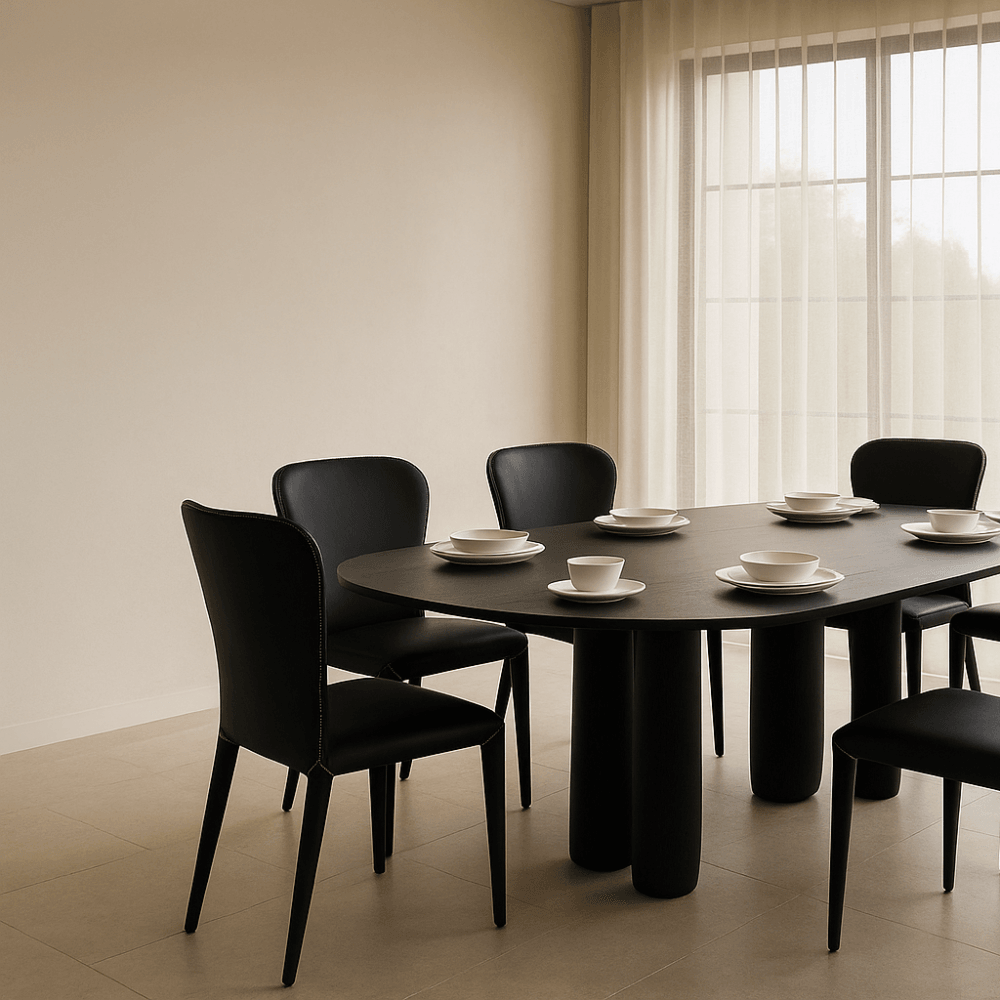 Sarzana Black Dining Chair Set of 2 by Tommy Franks