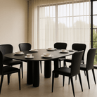 Underline Black Oak Dining Table by Tommy Franks