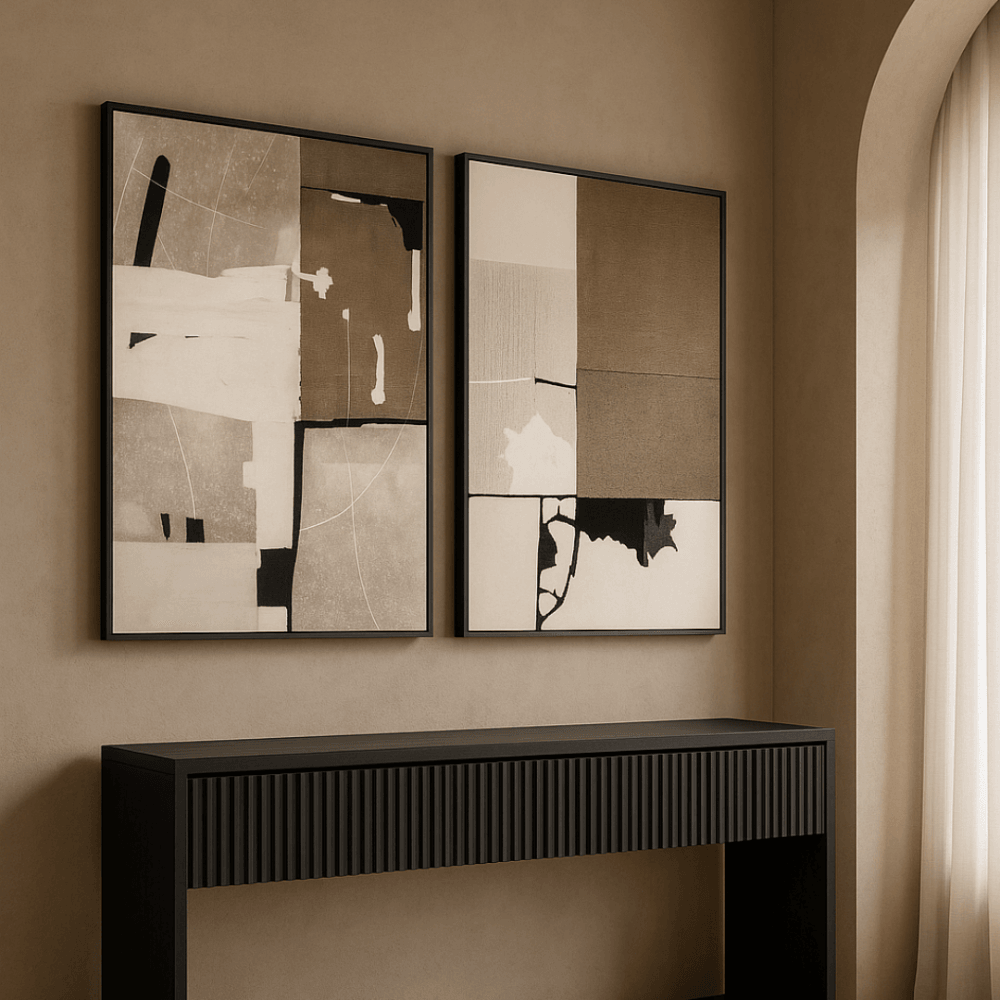 Blank Spaces Set of 2 Wall Art by Tommy Franks
