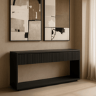 Costine Black Console Table by Tommy Franks