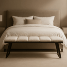 Ponce Chex Polar Bouclé Bench by Tommy Franks