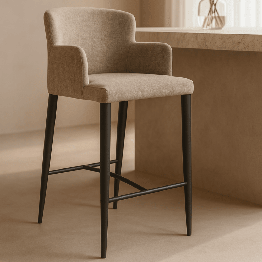 Varsi Giselle Olive Counter Bar Stool by Tommy Franks