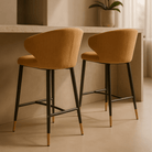Bellroy Vintage Eco Pelle Honey Barstool by Tommy Franks