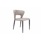 Pari II Dining Chairs Grey Fabric Seat Set of 2 by Tommy Franks