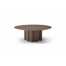 Moon Round Coffee Table Cocoa Wood by Tommy Franks