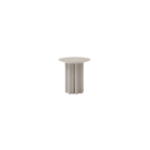 Moon Side Table Matte Beige by Tommy Franks