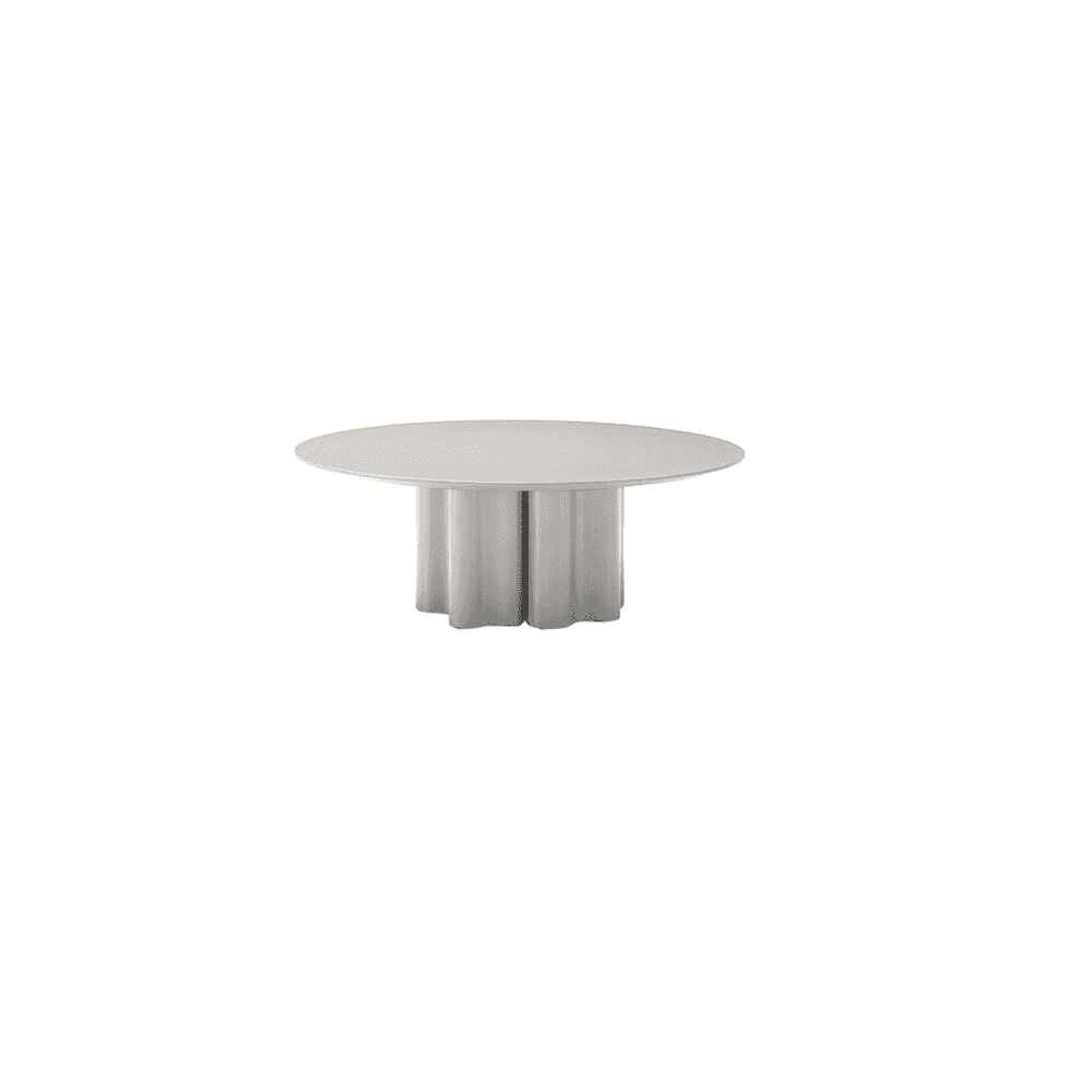 Moon Coffee Table Matte Beige by Tommy Franks