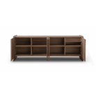 Underline Sideboard Light Walnut Wood 4 Door by Tommy Franks
