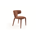 Sahara Dining Chairs Rust Fabric Seat Set of 2 by Tommy Franks