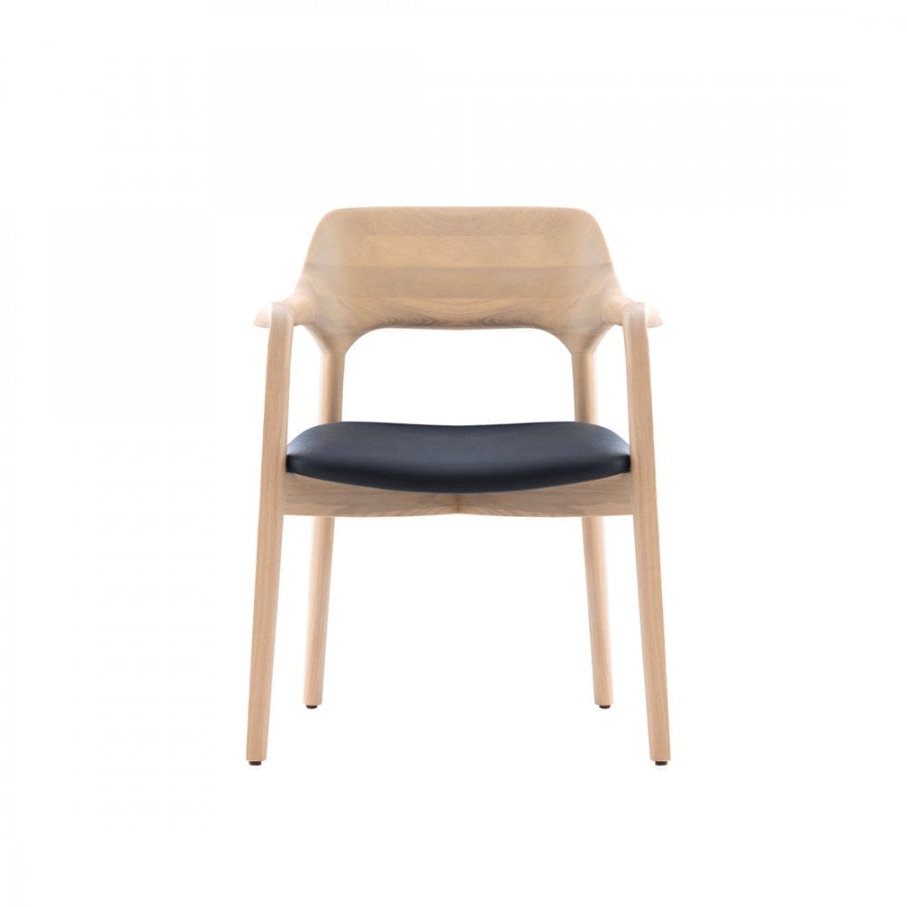 Siena Dining Chair Ash & Oak Wood Frame & Fabric Seat by Tommy Franks