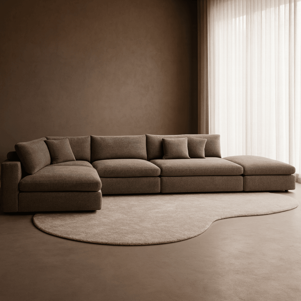 Blanco Charcoal 5 Piece Modular Sofa by Tommy Franks