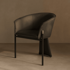Felipo Mustang Black Dining Chairs Set of 2 by Tommy Franks