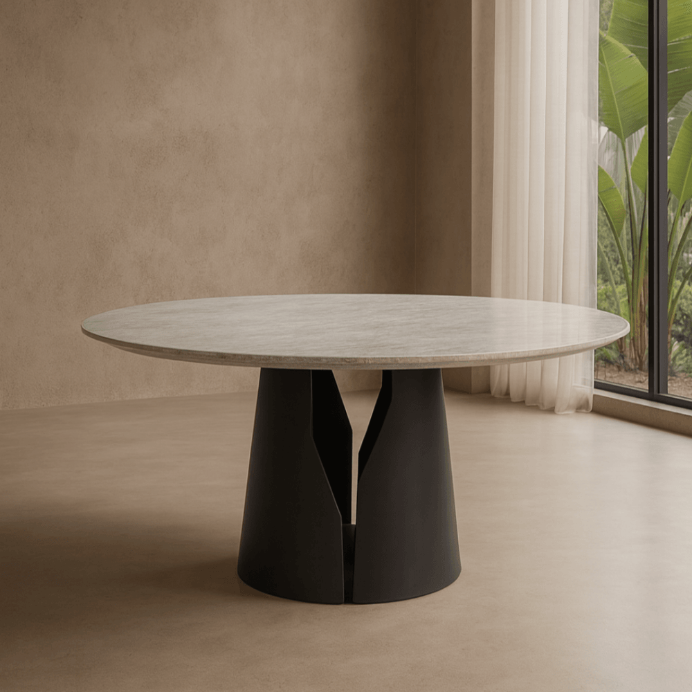 Florence Dining Table Black by Tommy Franks