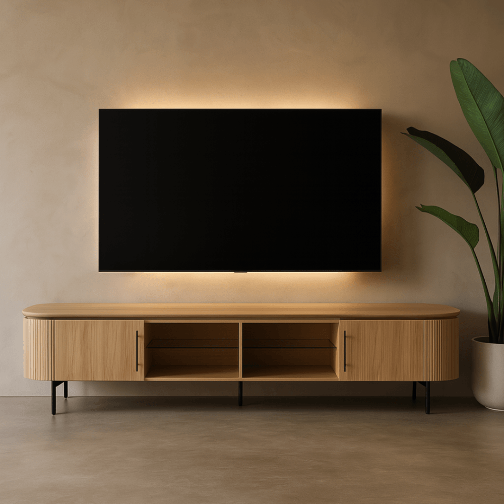 Lantine Ash Oak TV Unit by Tommy Franks