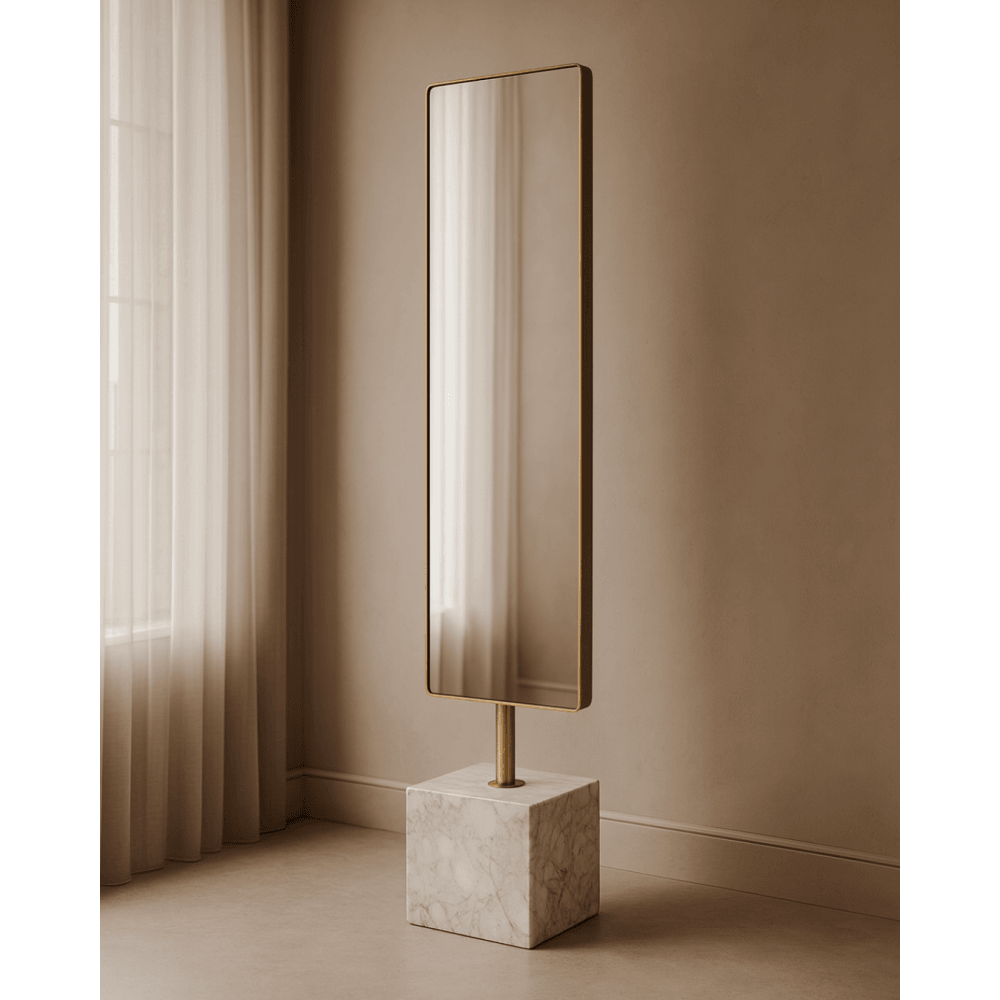 Tetra Free Standing Mirror by Tommy Franks