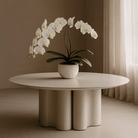 Moon Coffee Table Matte Beige by Tommy Franks