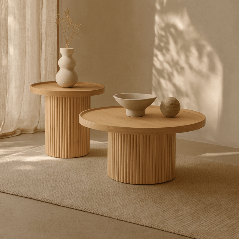 Lincoln Ash Oak Side Table by Tommy Franks