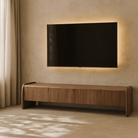 Underline Light Walnut TV Media Unit by Tommy Franks