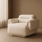 Frankie Polar Bouclé 1-Seater Sofa by Tommy Franks