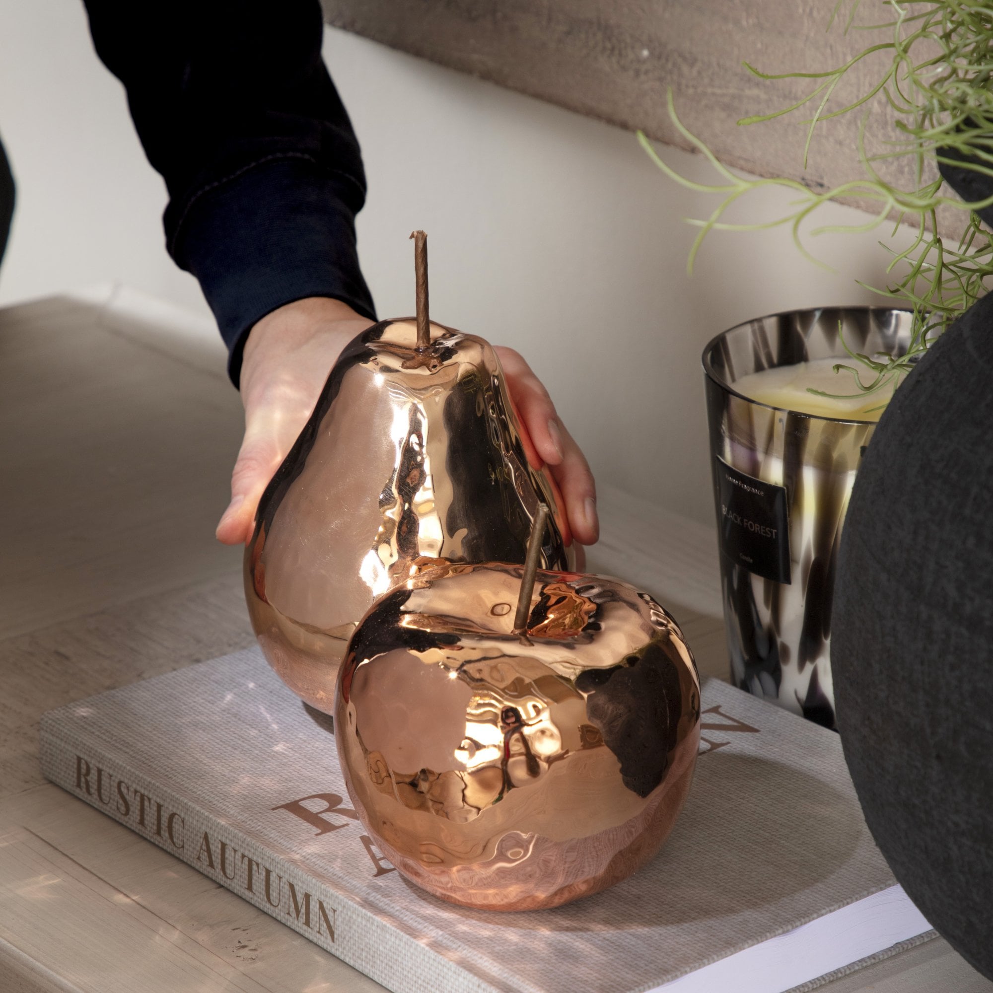 Copper Dimpled Ceramic Pear Ornament – Cp Lighting & Interiors